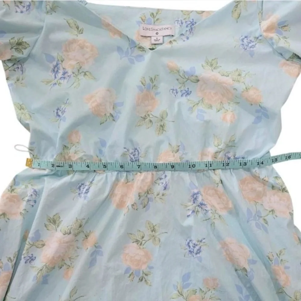 Love shack fancy puff sleeve floral maxi  dress - Picture 7 of 8